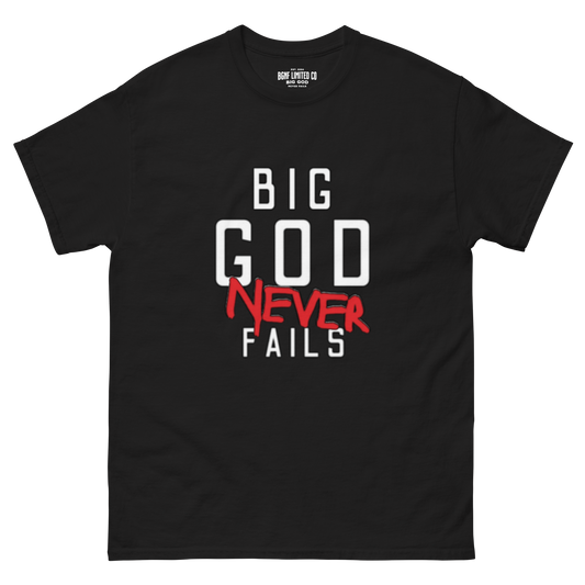 BGNF - NEVER Tee | White N Red Print